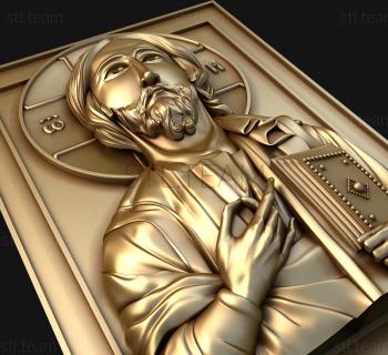 3D модель Икона Иисус Христос (STL)